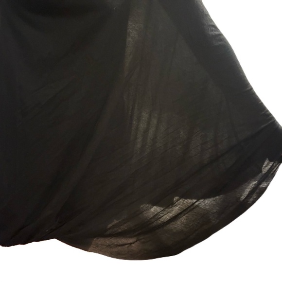 A.L.C. Asymmetric Half Cape Style Dress Black size small - Picture 5 of 6